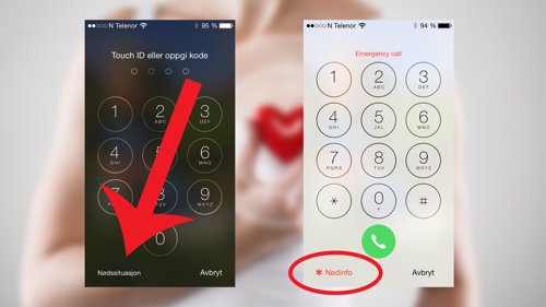 NØDINFO: Denne funksjonen kan redde livet ditt.