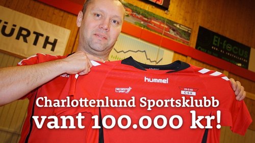 STOLT: Kjetil Hansen takker alle medlemmer, foreldre og andre som har gjort sitt til at de, for tredje året på rad, har vunnet hovedpremien i «Klubben i mitt hjerte».
