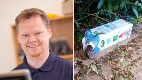 GENIALT: Michael har muligens funnet løsningen på snegleproblemet
