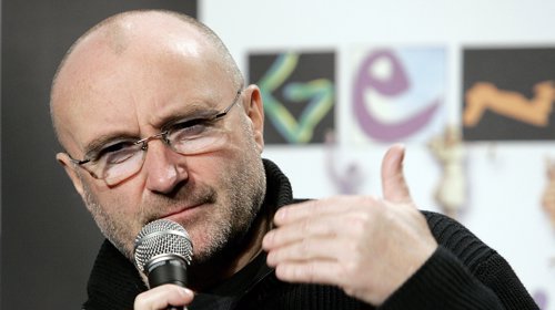 STJERNE: Phil Collins får nå behandling på sykehus. Her fra en pressekonferanse i 2007.
