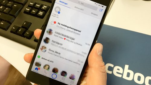 VIRUS: Dukker det opp en slik melding i Messenger, må du for all del unngå å trykke på linken.