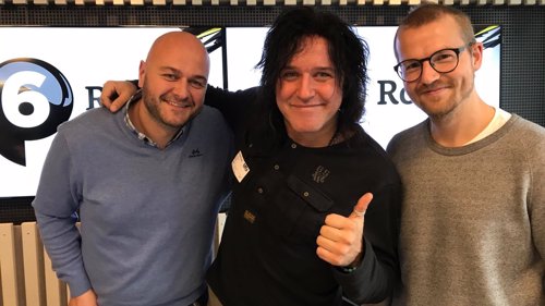 ALBUMKLAR: Åge Sten Nilsen gjester Stian og Daniel P6 Morgen.