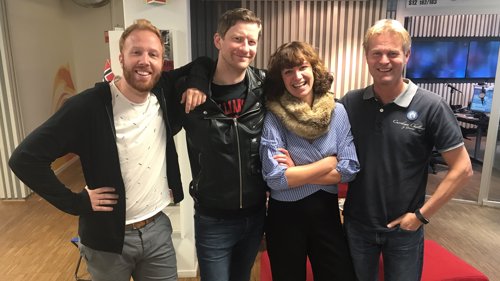 FROKOSTGJEST: Odd-Magnus Williamson besøkte P4s Radiofrokost og fortalte blant annet om sine tidlige kjærlighetshistorier.