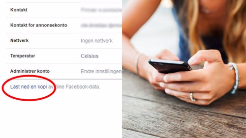 «ALT» LAGRES: Facebook har tusenvis av filer lagret om deg. Nå kan du enkelt få tilgang til dem.
