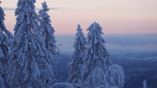 KALD IDYLL: Om prognosene slår til, kan dette bli realiteten over store deler av landet i slutten av måneden.