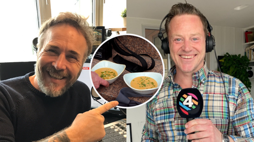 VERDENS BESTE: Ifølge Michael Andreassen er dette verdens beste skalldyrsuppe.