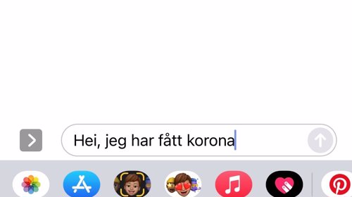 VARSLE SELV: Folk må selv varsle nærkontakter dersom de får påvist korona.
