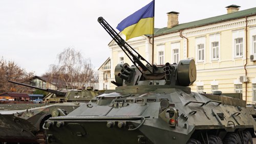 KYIV: Tanks i den ukrainske hovedstaden. Siden krigen brøt ut har over 40.000 ukrainere kommet til Norge.