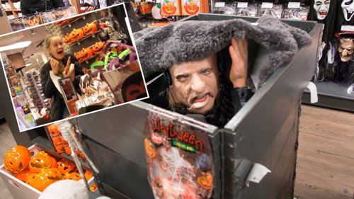 Kjøper Halloween-kostyme og blir skikkelig skremt!