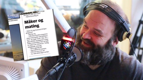 Lokale nyheter: Mann mater måker!