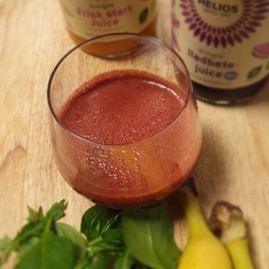 Matpodden - Kjapp smoothie med rødbetejuice og banan