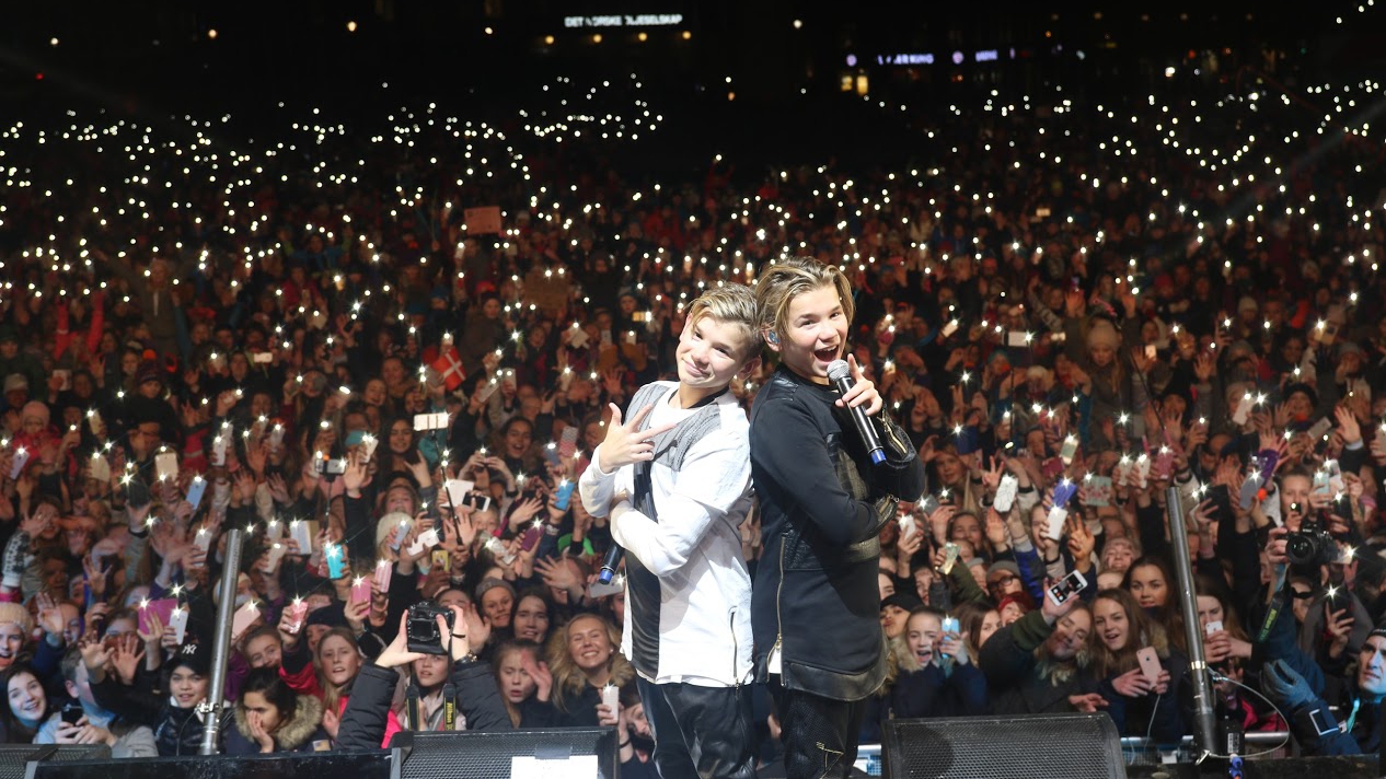 ELEKTRISK I TRONDHEIM: Konserten tar helt av når Marcus og Martinus går på scenen!