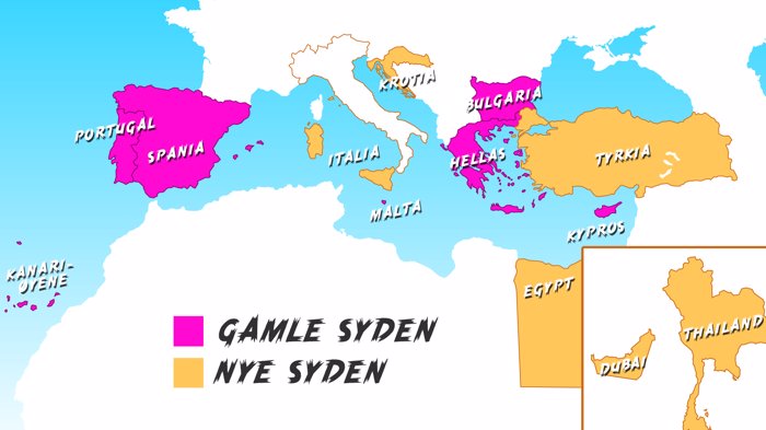 Hvor ligger EGENTLIG Syden?