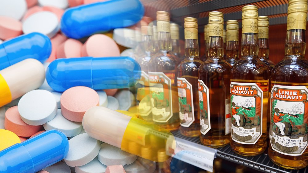 Alkohol + antibiotika