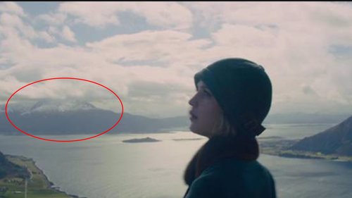 FEIL LAND: Fjellet i «The Danish Girl» er nok ikke fra Vejle Fjord, som filmskaperne vil gi inntrykk av.