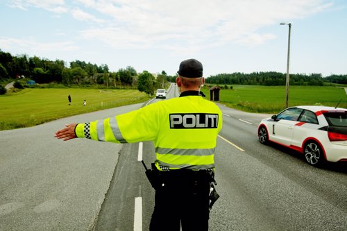 Flere bilister måtte sveive ned bilvinduet for Utrykniningspolitiet i 2018 enn året før.