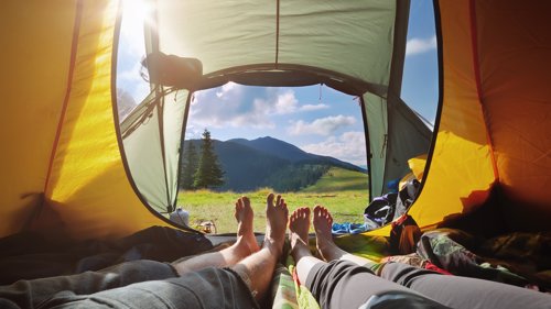 Det er ikke bare fryd og gammen å være på telttur – selv om det ser flott ut.