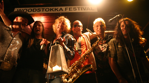 GJESTEOPPTREDEN: Scorpions på scenen under Woodstokka festival.