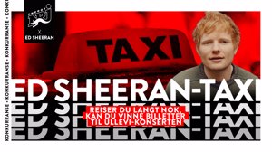 Ta NRJs Ed Sheeran-taxi - vinn konsertbilletter