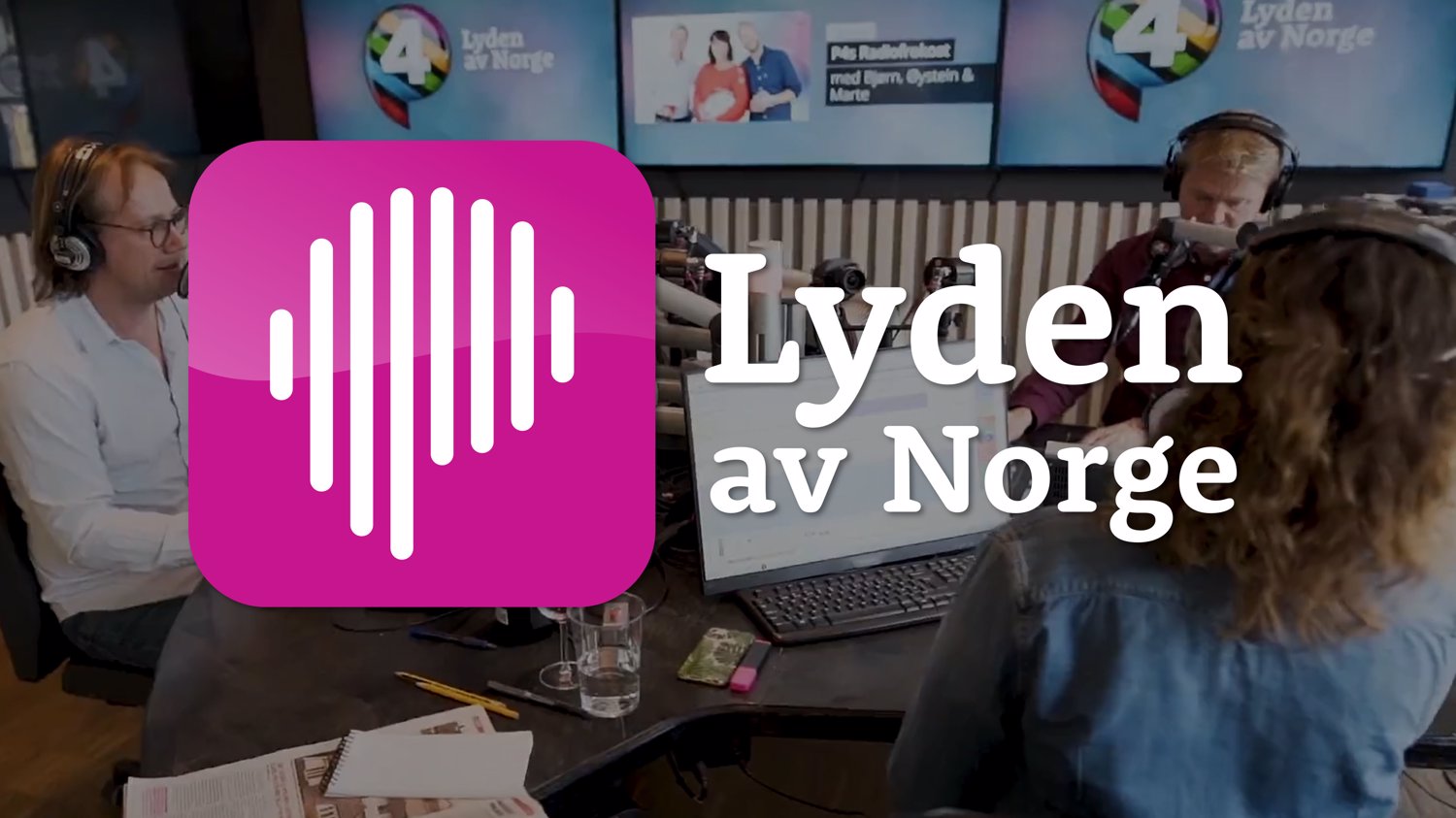 Lyden av Norge. Logo-illustrasjon.