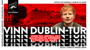 Vinn tur til Dublin for å se Ed Sheeran!