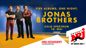 NRJ presenterer Jonas Brothers' første konsert i Norge!